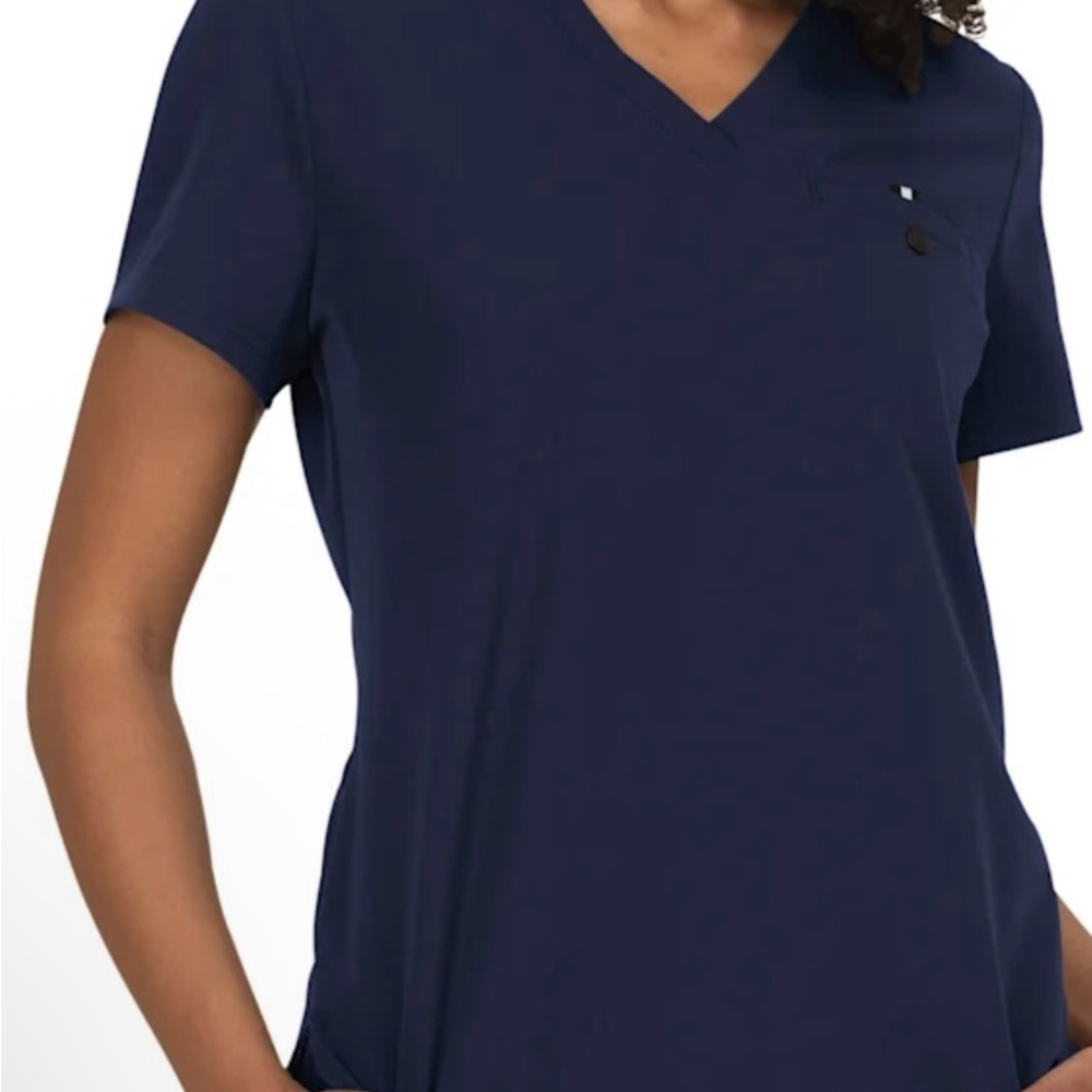 Koi Next Gen Navy One Pocket Scrub Top Size Medium